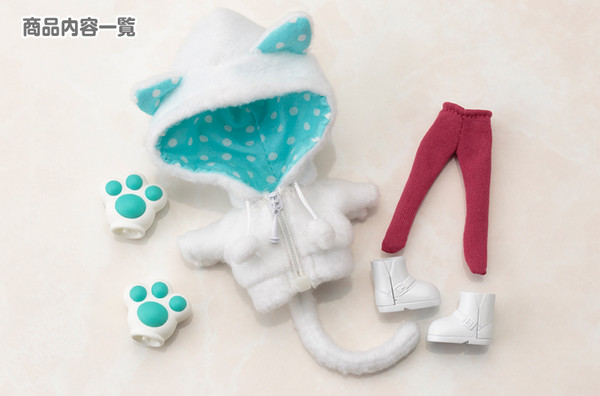 Animal Parka Set (White Cat), Kotobukiya, Noix De Rome, Accessories, 4934054183708