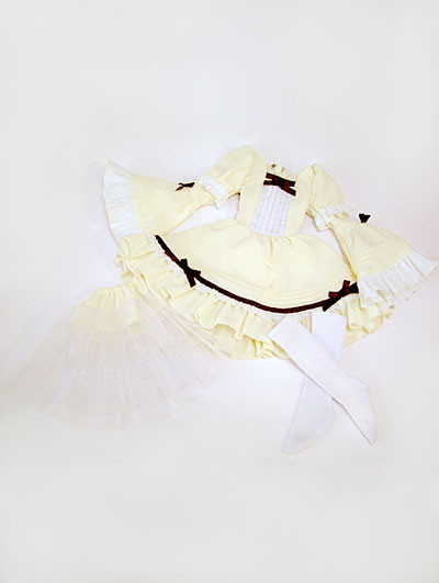Flared Sleeve Dress (Ivory), Volks, Accessories, 1/3