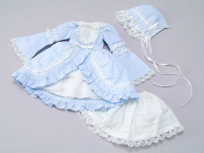 Tiered Frill Dress Set (Blue), Volks, Accessories, 1/4