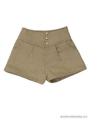 3 Buttoned Culottes (Beige), Azone, Accessories, 1/6, 4582119980368