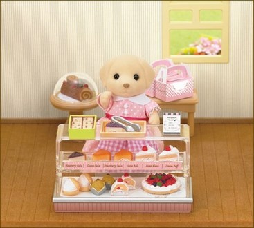 Yummy Cake Shop Set, Sylvanian Families, Epoch, Accessories, 4905040283405