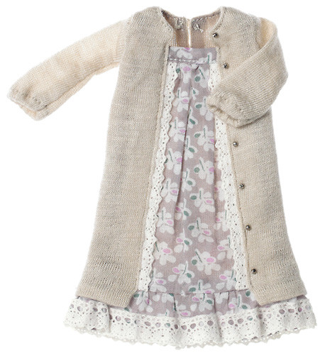 Layering Style Tunic Dress (Beige), Sekiguchi, Accessories, 1/6
