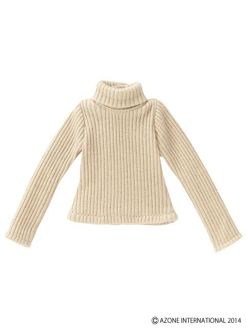 Rib Turtleneck Knit (Beige), Azone, Accessories, 1/6, 4580116048906