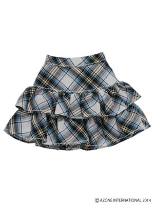 Furifuri Tiered Skirt (White x Blue), Azone, Accessories, 4580116048661