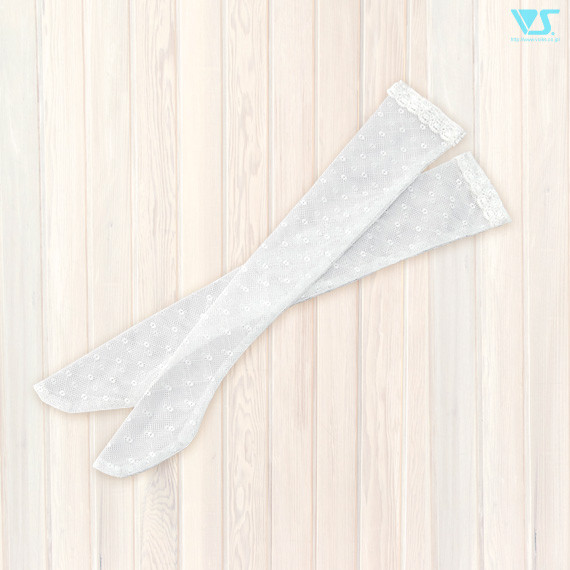 SD Thigh-High Socks (White/Polka Dot), Volks, Accessories, 1/3