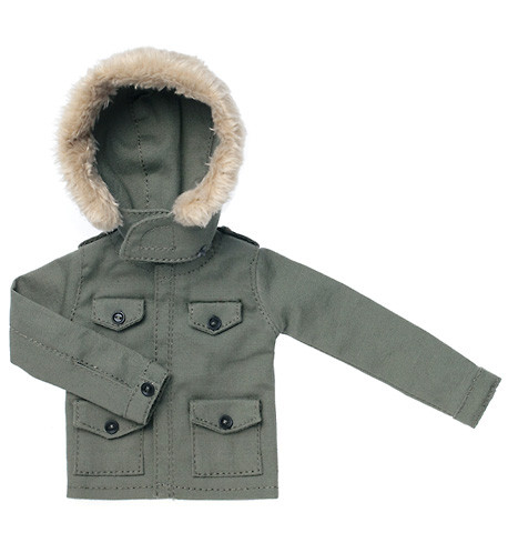 Hooded Military Jacket (Khaki), Sekiguchi, Accessories, 1/6