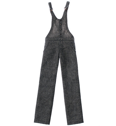 Wide Overalls (Black), Sekiguchi, Accessories, 1/6