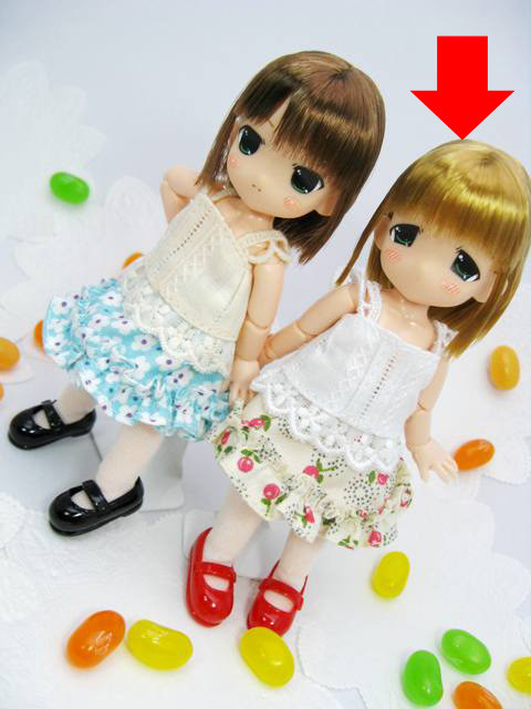 Cami Ruffle Skirt SET (White), Mama Chapp Toy, Accessories, 1/6