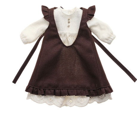 Komorebi Apron Dress Set (Brown), Petworks, Accessories