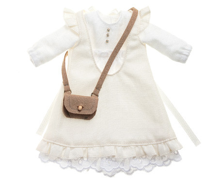 Komorebi Apron Dress Set (DX White), Petworks, Accessories