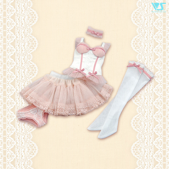Peach Pink Bustier Set, Volks, Accessories, 1/3