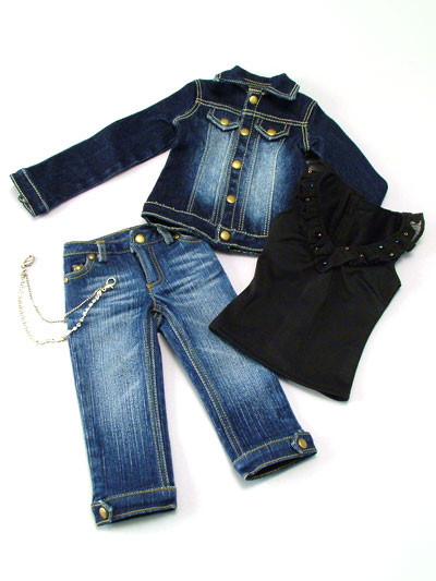 Denim Coordinate Set, Volks, Accessories, 1/3