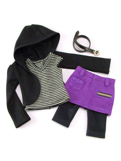 Casual Pop Mini-Skirt Set, Volks, Accessories, 1/3
