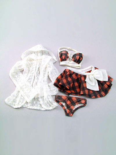 Princess' Checked Bikini Set, Volks, Accessories, 1/3