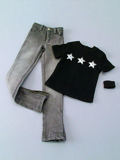 Three Stars Denim Set, Volks, Accessories, 1/3