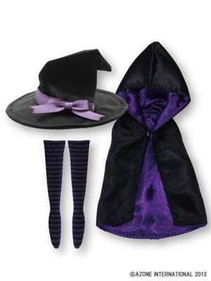 Witch Set (Black x Purple), Azone, Accessories, 1/12