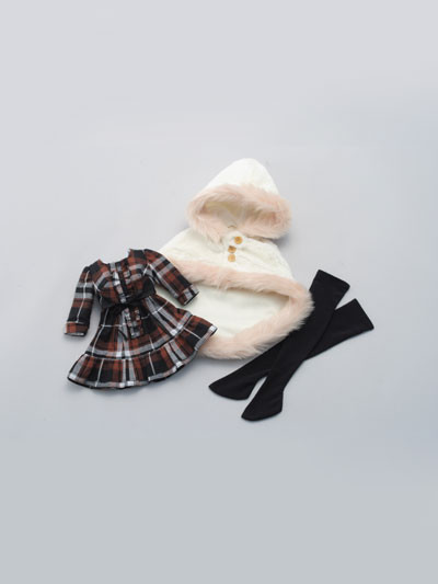 Woolly Hooded Capelet Set, Volks, Accessories, 1/3