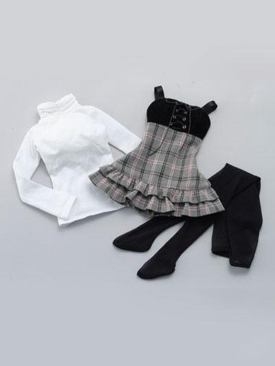 Sweet Tartan Dress Set, Volks, Accessories, 1/3