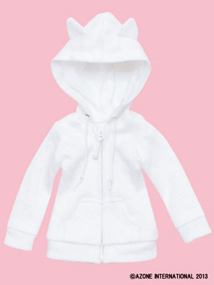 Nekomimi Hood Parka (White), Azone, Accessories, 1/6, 4580116042188