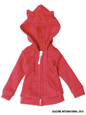 Nekomimi Hood Parka (Red), Azone, Accessories, 1/6, 4580116042171