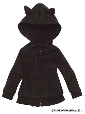 Nekomimi Hood Parka (Black), Azone, Accessories, 1/6, 4580116042157