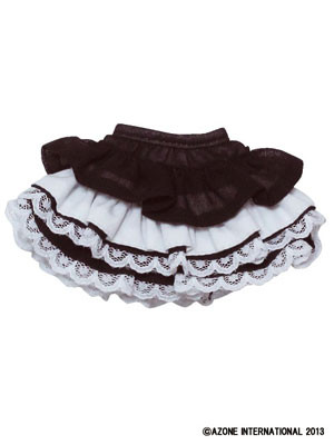 WickedStyle 4-Tiered Frill Miniskirt (Black), Azone, Accessories, 1/6, 4580116042072