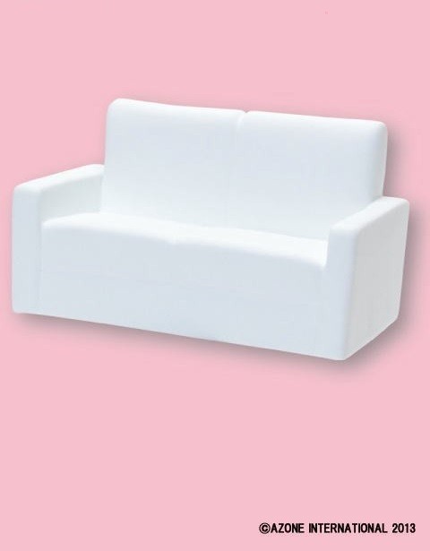 Soft Vinyl Sofa (Two Person, White), Azone, Accessories, 1/6, 4580116041495