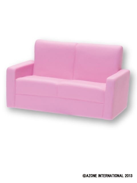 Soft Vinyl Sofa (Two Person, Pink), Azone, Accessories, 1/6, 4580116041488