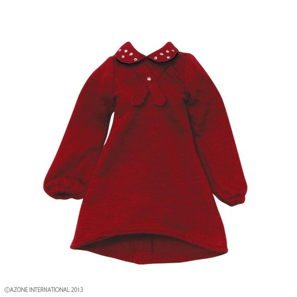 Romantic Girly! Décollete Collar Onepiece (Red), Azone, Accessories, 1/6, 4580116040665