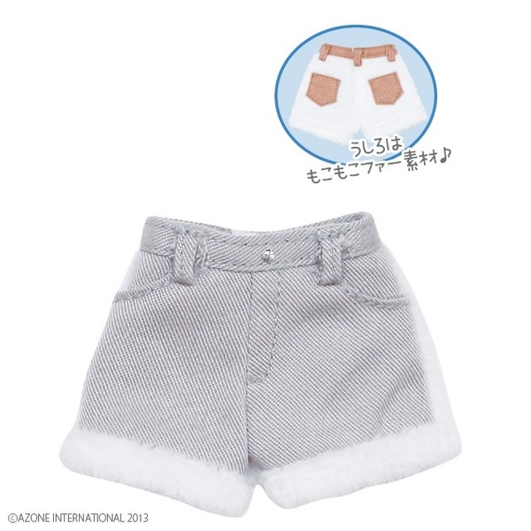 Fanny Fanny Back Fur Short Pants (Grey), Azone, Accessories, 1/6, 4580116040306
