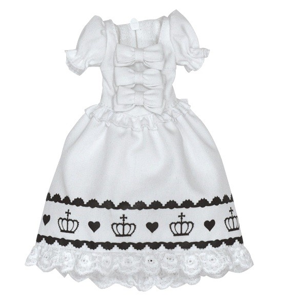 Crown Print Onepiece (White), Azone, Accessories, 1/6, 4571117004732