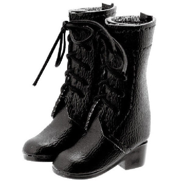 Lace-Up Plain Short Boots (Black), Azone, Accessories, 1/6, 4580116039362