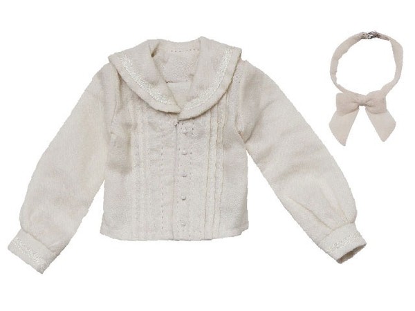 Sailor Ribbon Blouse (Beige x Beige), Azone, Accessories, 1/6, 4580116039171