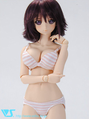 Striped Underwear Set DDdy (Pink), Volks, Accessories, 1/3, 4518992393896
