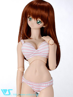 Striped Underwear Set L (Pink), Volks, Accessories, 1/3, 4518992384665