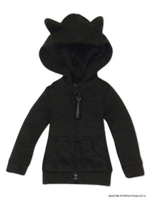 NyanNyan Parka Mini One-piece (Black), Azone, Accessories, 1/12, 4580116038969