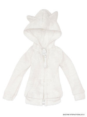 NyanNyan Parka Mini One-piece (White), Azone, Accessories, 1/12, 4580116038983