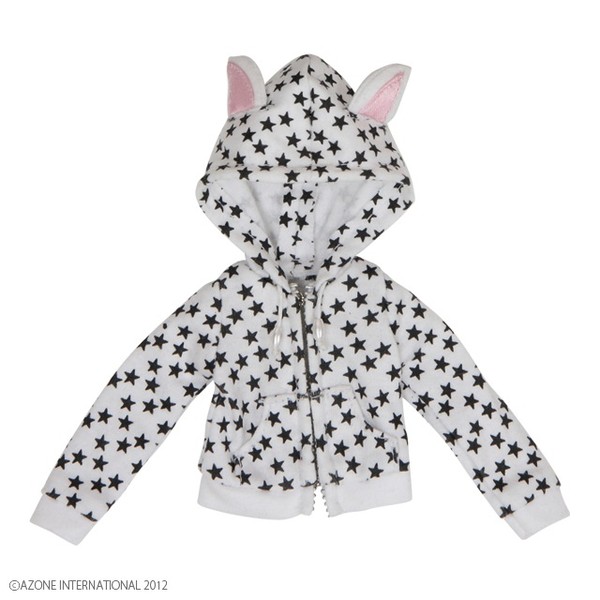 Nekomimi Star Parka (White), Azone, Accessories, 1/6, 4580116038228