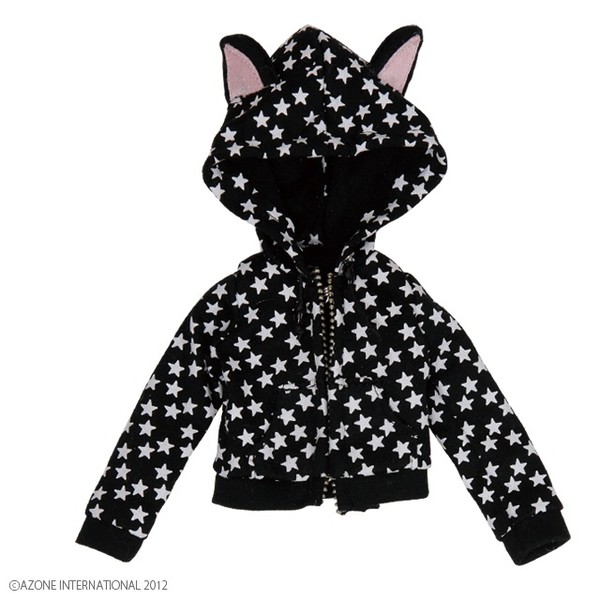Nekomimi Star Parka (Black), Azone, Accessories, 1/6, 4580116038211