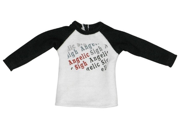 Angelic Sigh Print Raglan T-Shirt (Black), Azone, Accessories, 1/6, 4571117005487