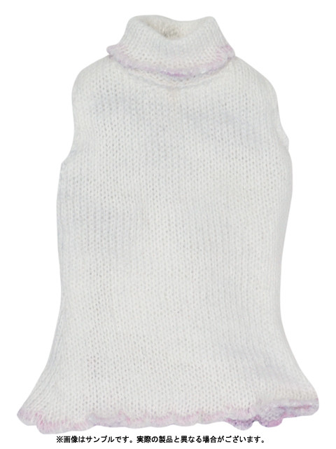 Romantic Girly! Flower No-Sleeve Turtleneck (White), Azone, Accessories, 1/6, 4571117000178
