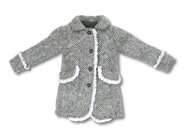 Romantic Girly! Knubbed Tweed Coat (Green), Azone, Accessories, 1/6, 4571116994119