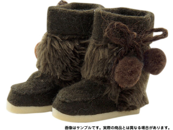 Fur Short Boots (Brown), Azone, Accessories, 1/6, 4571117009973