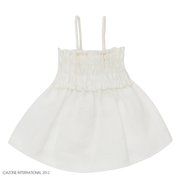 KushuKushu Shirring Camisole (White), Azone, Accessories, 1/6, 4580116037641
