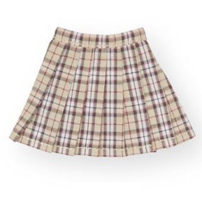 PNM Plated Check Skirt (Beige Tartan), Azone, Accessories, 1/6, 4580116034503