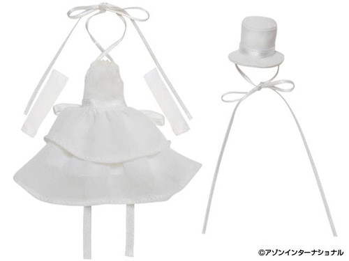 Little Devil Goth One-Piece (Chiffon White), Azone, Accessories, 1/12, 4580116034794