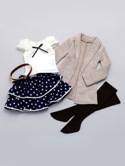 Retro Cardigan Set, Volks, Accessories, 1/3