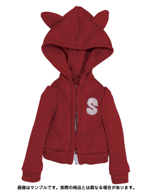 Snotty Cat Mini Cat Ear Hood Parka (Red), Azone, Accessories, 4571117009553