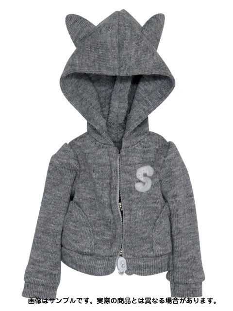 Snotty Cat Mini Cat Ear Hood Parka (Gray), Azone, Accessories, 4571117009546