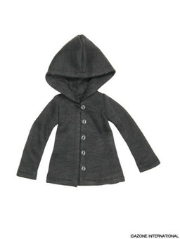 Fluffy Hood Long Cardigan (Gray), Azone, Accessories, 1/6, 4580116031472